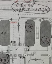 門真運転免許試験場の小型２輪（at）の交差点