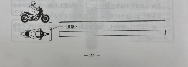門真運転免許試験場の小型２輪（at）の「一本橋」
