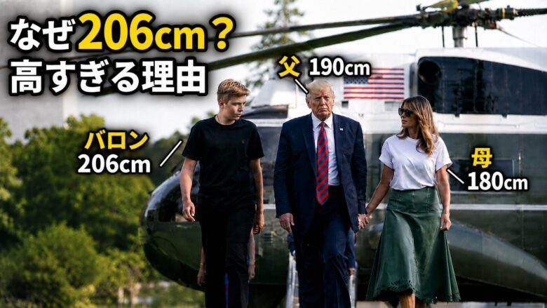 バロントランプの身長はなぜ206cmもある？高い理由を両親・遺伝・スポーツ歴から調査！